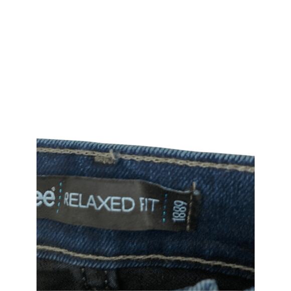 NWT Lee's 1889 Women's Plus SZ 22W Relaxed Fit Bootcut Jeans Dark Wash Western - Picture 2 of 5